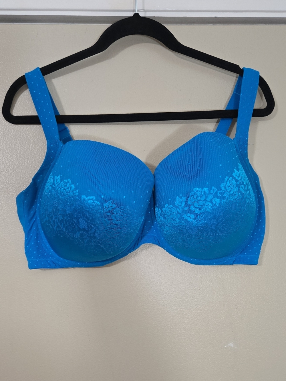 Soma Vibrant Blue Stunning Support Full Coverage Underwire Bra Size 42G